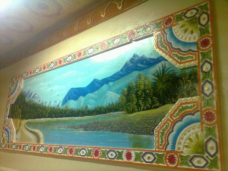 مناظر طبيعية رسم على الجدران