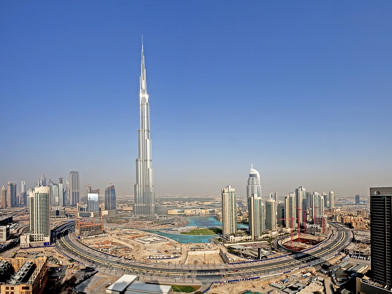 ca. January 2010, Dubai, United Arab Emirates --- Burj Khalifa, Dubai --- Image by © Jose Fuste Raga/Corbis